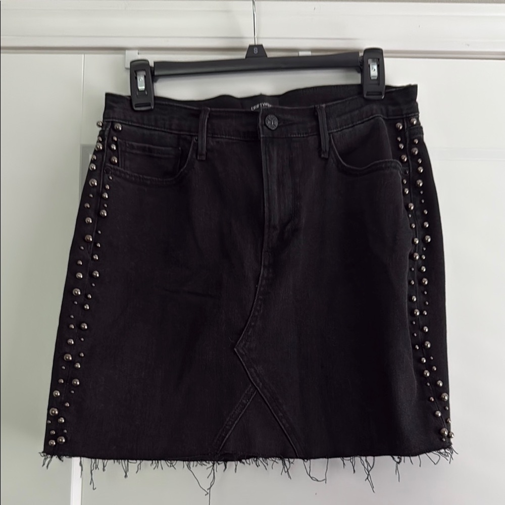 DRIFTWOOD Black Embellished Mini Skirt